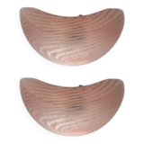 Pink Murano Glass Duna Sconces