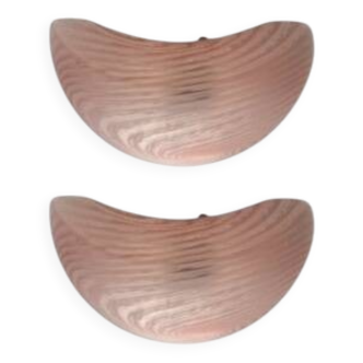 Pink Murano Glass Duna Sconces