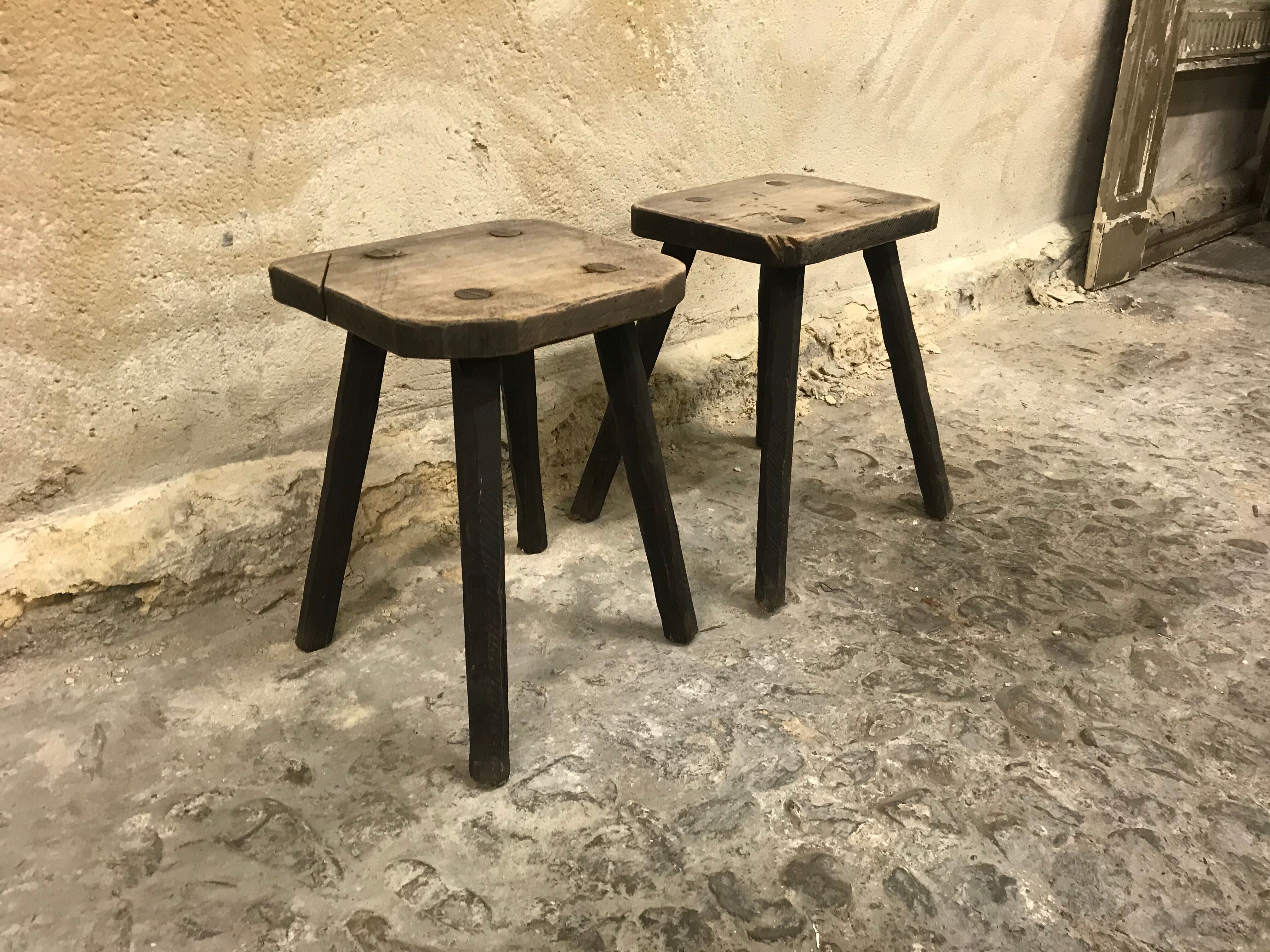 Pair of popular art stools