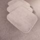 3 travertine trundle tables 1970