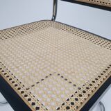 4 tubular frame and cane cantilever dining chairs by Marcel Breuer, Italy, 1970s