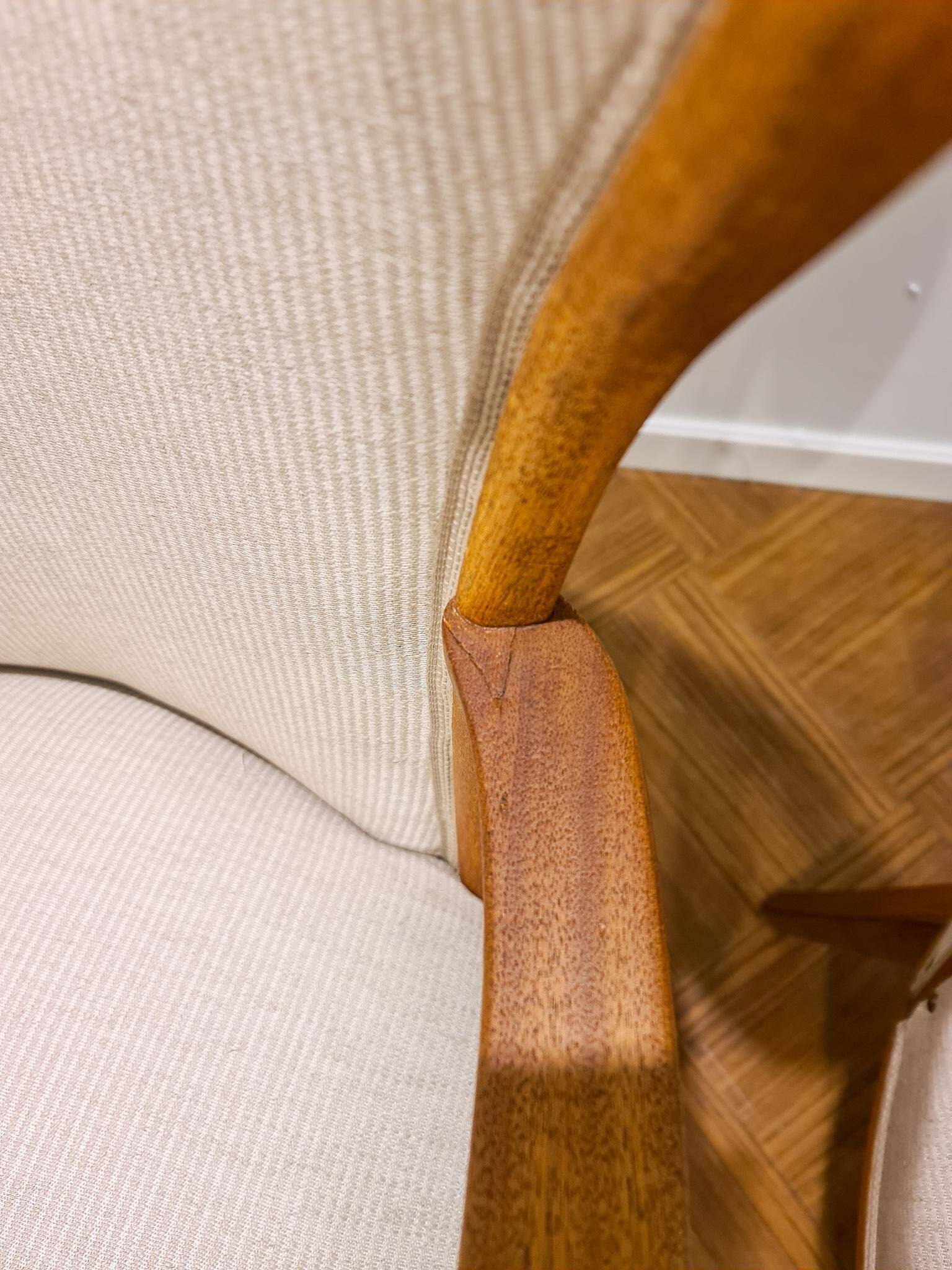 Art Deco lounge chairs Swedish office furniture, Sweden, 1940s