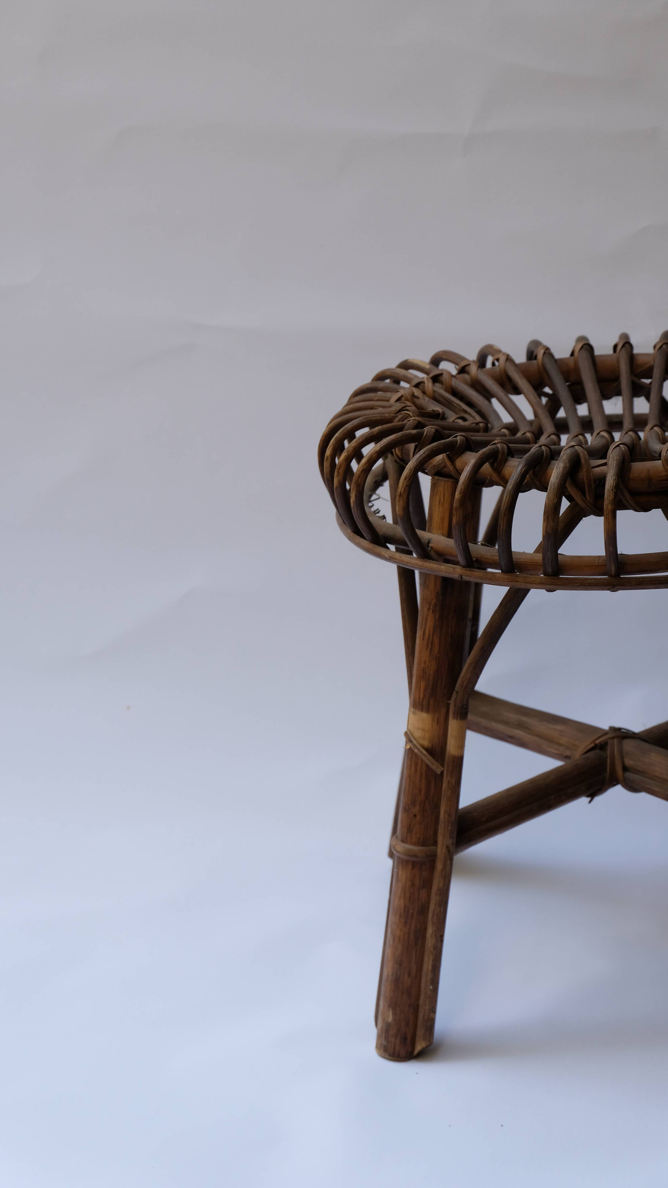 Rattan stool
