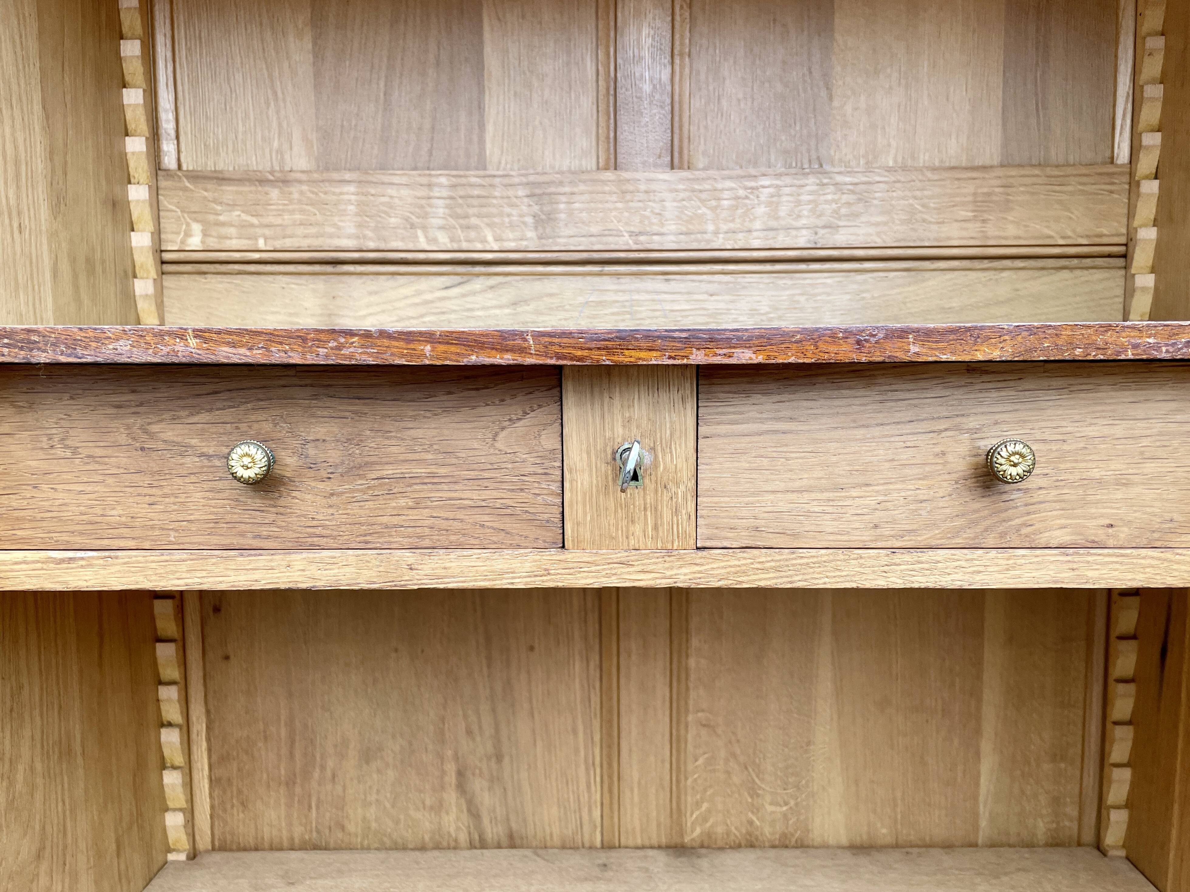 Louis XVI wardrobe, bronze oak and marquetry