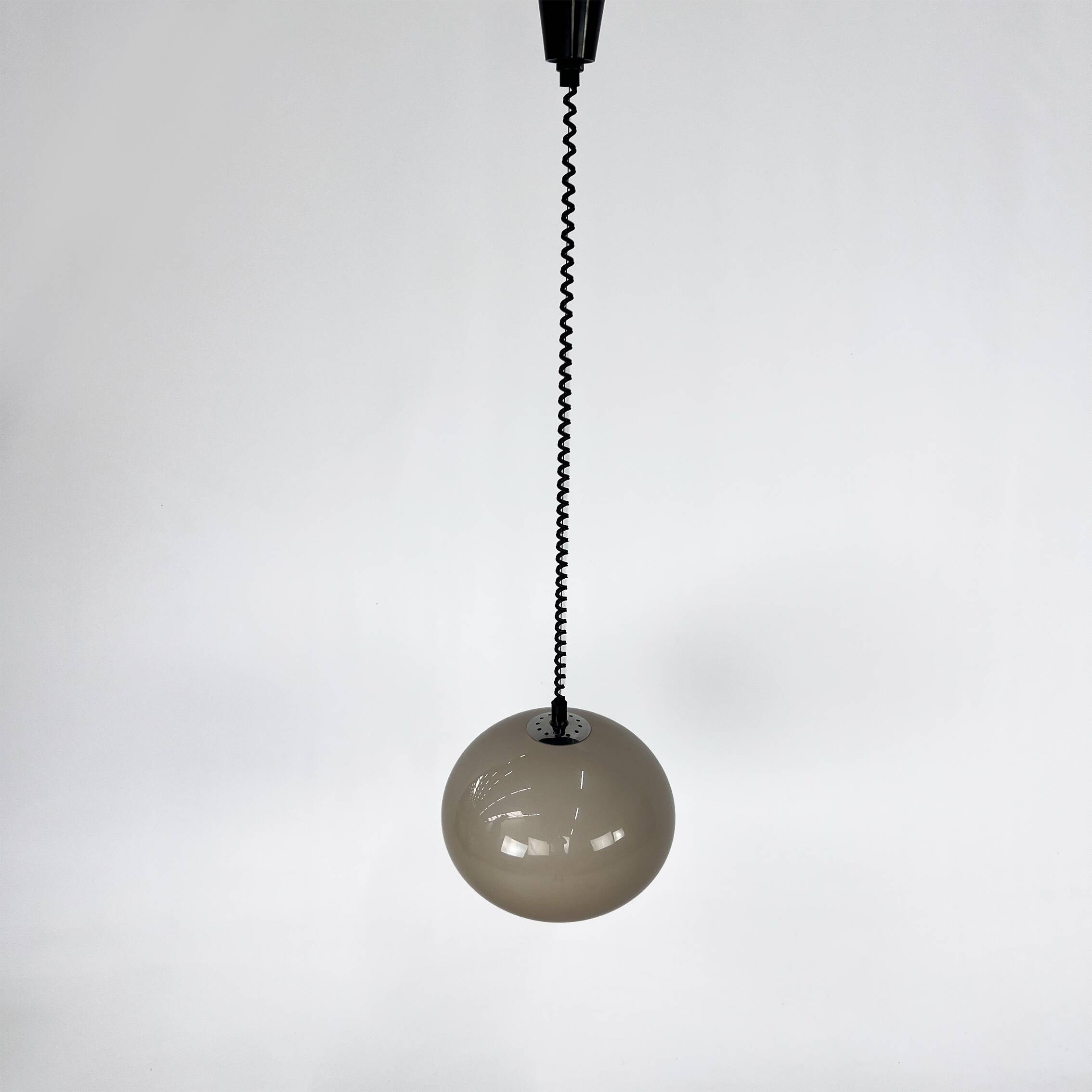 Vintage Dutch design mushroom pendant by Dijkstra, 1960s