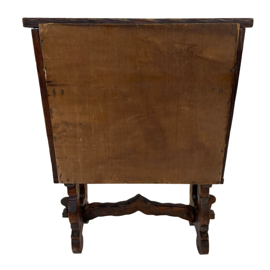 Vintage brutalist spanish wall cabinet cupboard design