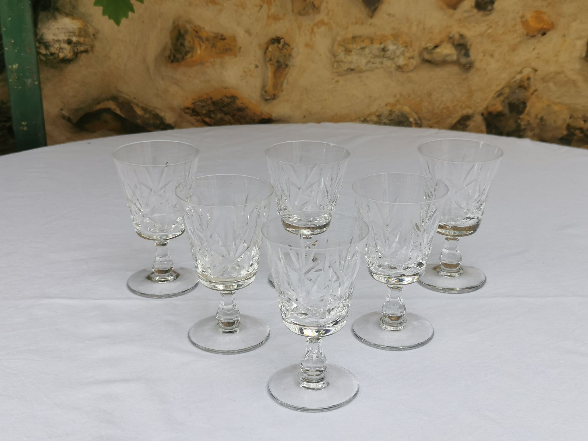 Service verres et carafes en cristal