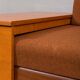 Svane daybed by Igmar Relling in original dark orange wool upholstery, Norway 1970s