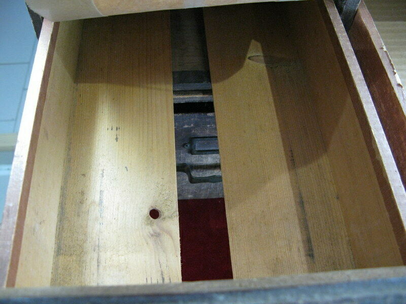 Wooden craft furniture notary box