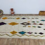 Handmade wool Berber rug 300 X 190 CM