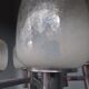 Luster chrome metal and blown glass 1970