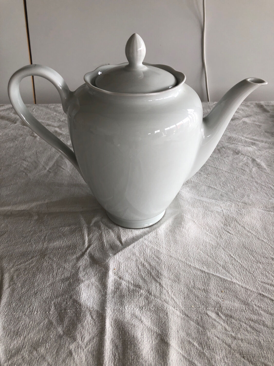 Bavaria festoon white porcelain coffee pot