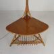 Bamboo floor lamp, 1950s