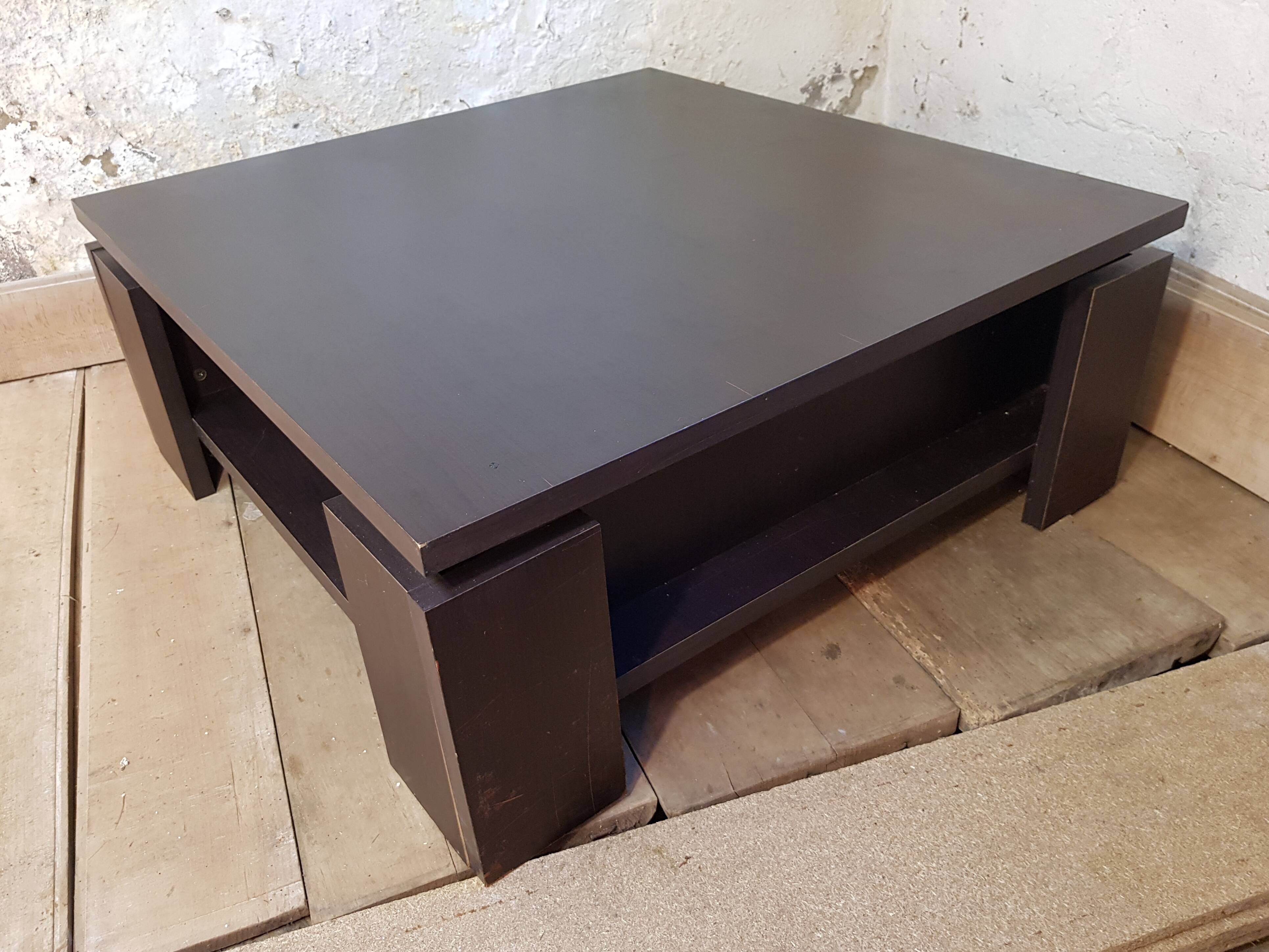 Black coffee table 1980