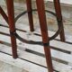 2 Solid wood bar stools