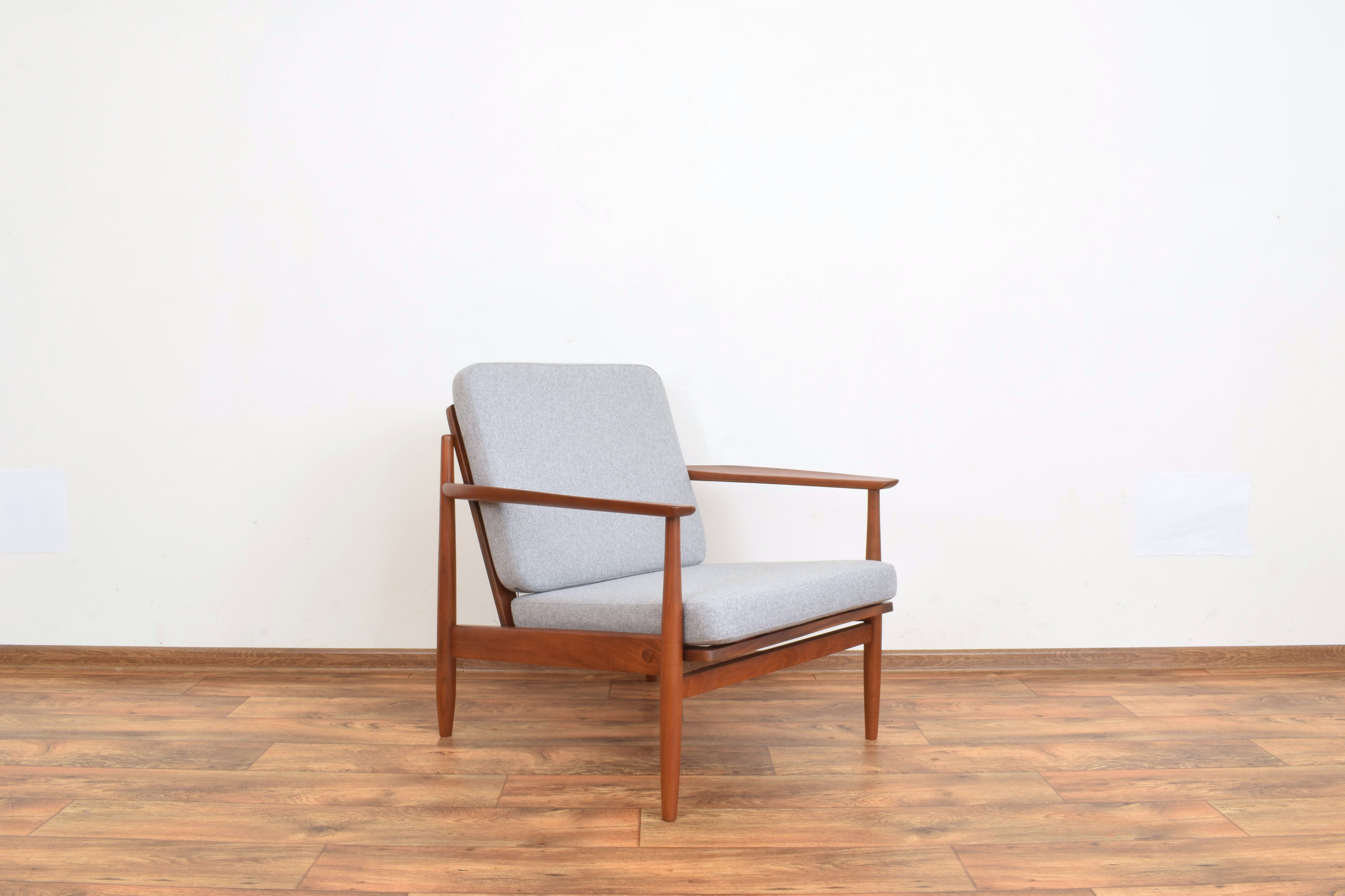 Danish teak lounge chairs, set of 2.