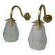 Pair of old art-deco wall lights
