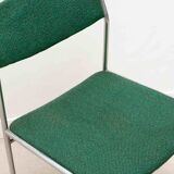 Chaise Martin Visser vert et chrome