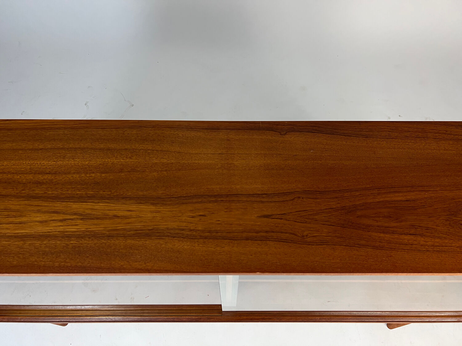 Vintage teak display cabinet sideboard shelf 60s midcentury