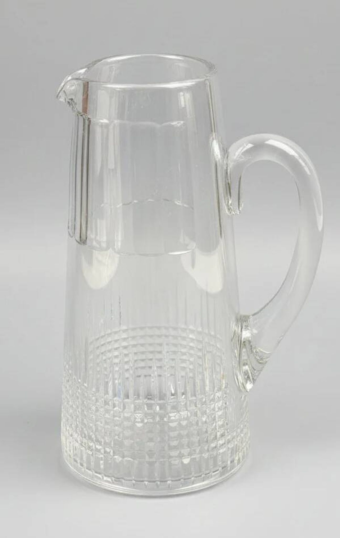 Baccarat, Nancy model jug in crystal, 1908