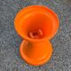 Orange plastic Tam Tam stool 1970