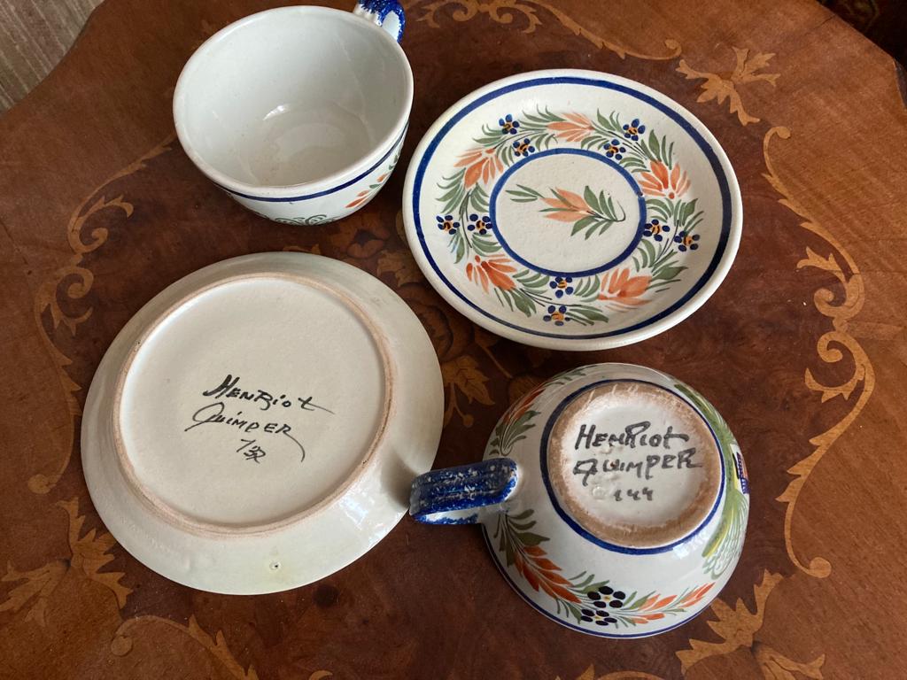 Henriot coffee cup suite