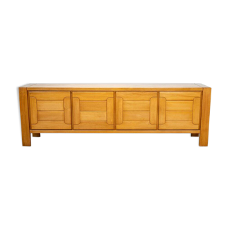 Enfilade in oak from Maison Regain, France, 1970s