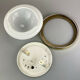 Plafonnier verre  design lampe 70s