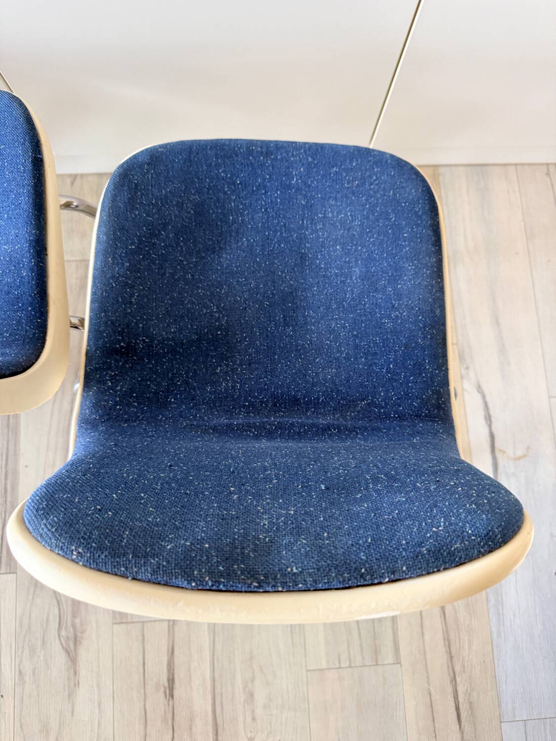 Set of 4 vintage Cojar chairs – Fermigier design – National Furniture