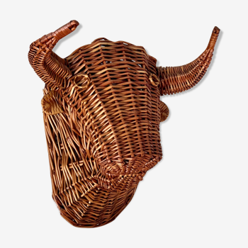 Rattan bull head