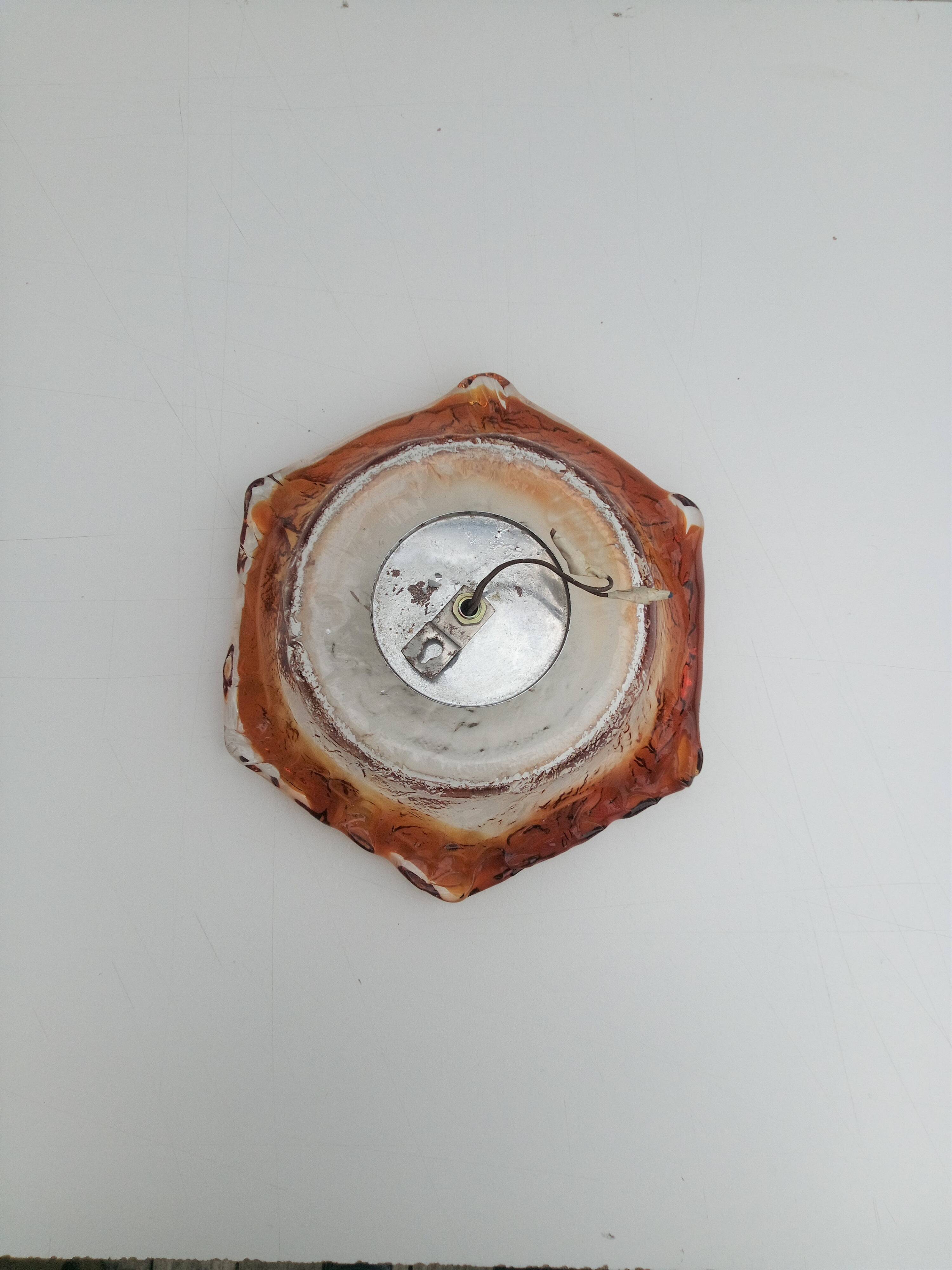 Applique en verre de Murano, 1970