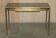 Bureau d'écriture moderne milieu du siècle Cartier Paris bronze cuir
