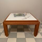 Coffee table Oak and Calacatta