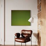 Abstract Monochrome anise green 100x81 cm