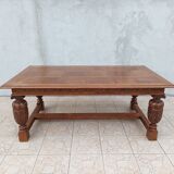 Renaissance style oak table