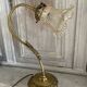 Lampe tulipe col de cygne Art Déco