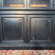 Buffet deux corps vitré – Époque Napoléon III – Bois ébonisé – XIXe siècle