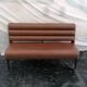 Faux leather bench seat, circa 1970