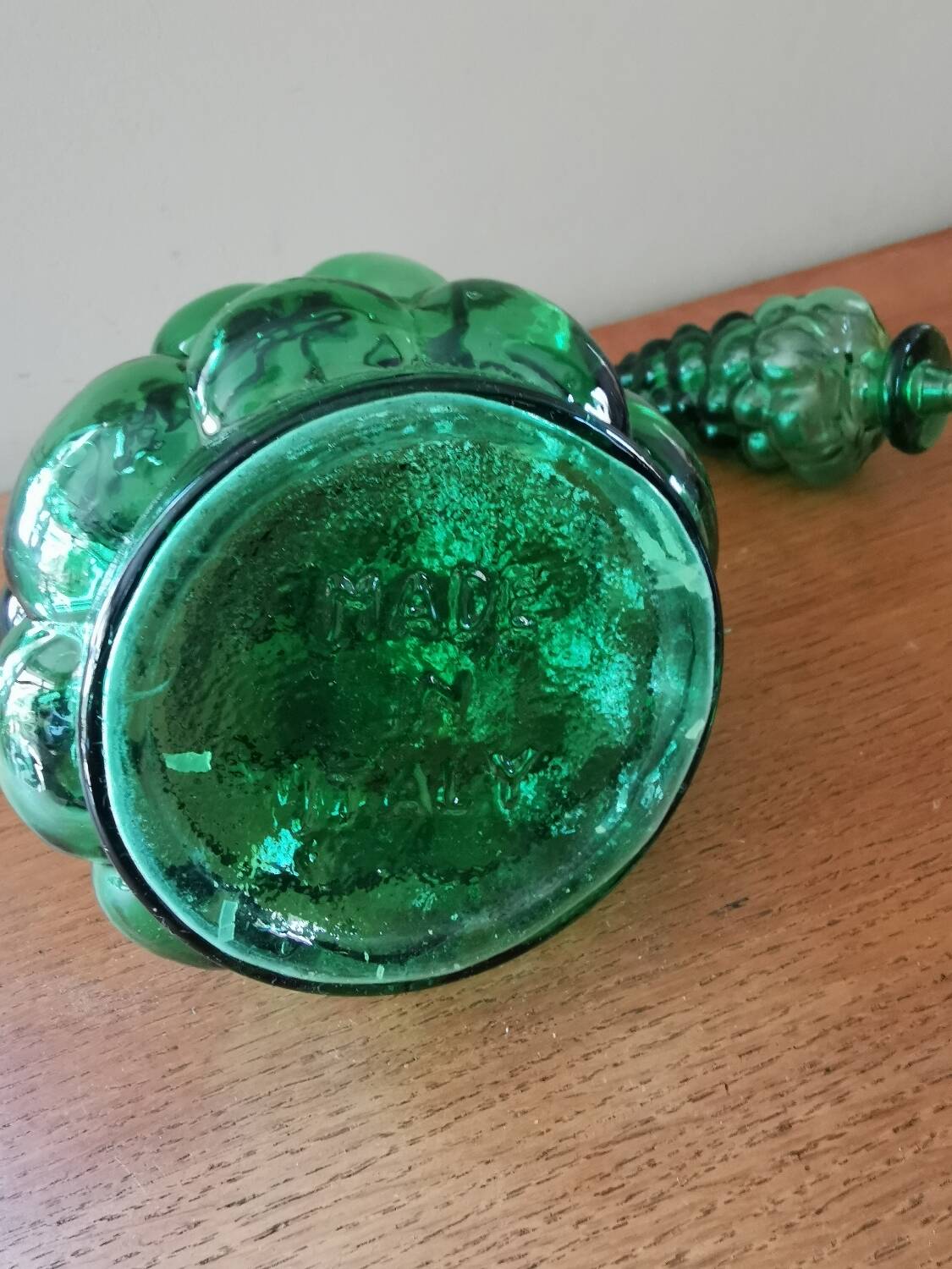 Vintage carafe with giant bubbles