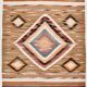 Brown & Cream Persian Kilim Rug, 260x341Cm