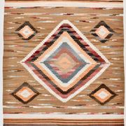 Brown & Cream Persian Kilim Rug, 260x341Cm