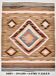 Brown & Cream Persian Kilim Rug, 260x341Cm
