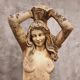 Statue de jardin ancienne en pierre sculpture française hauteur 175 cm