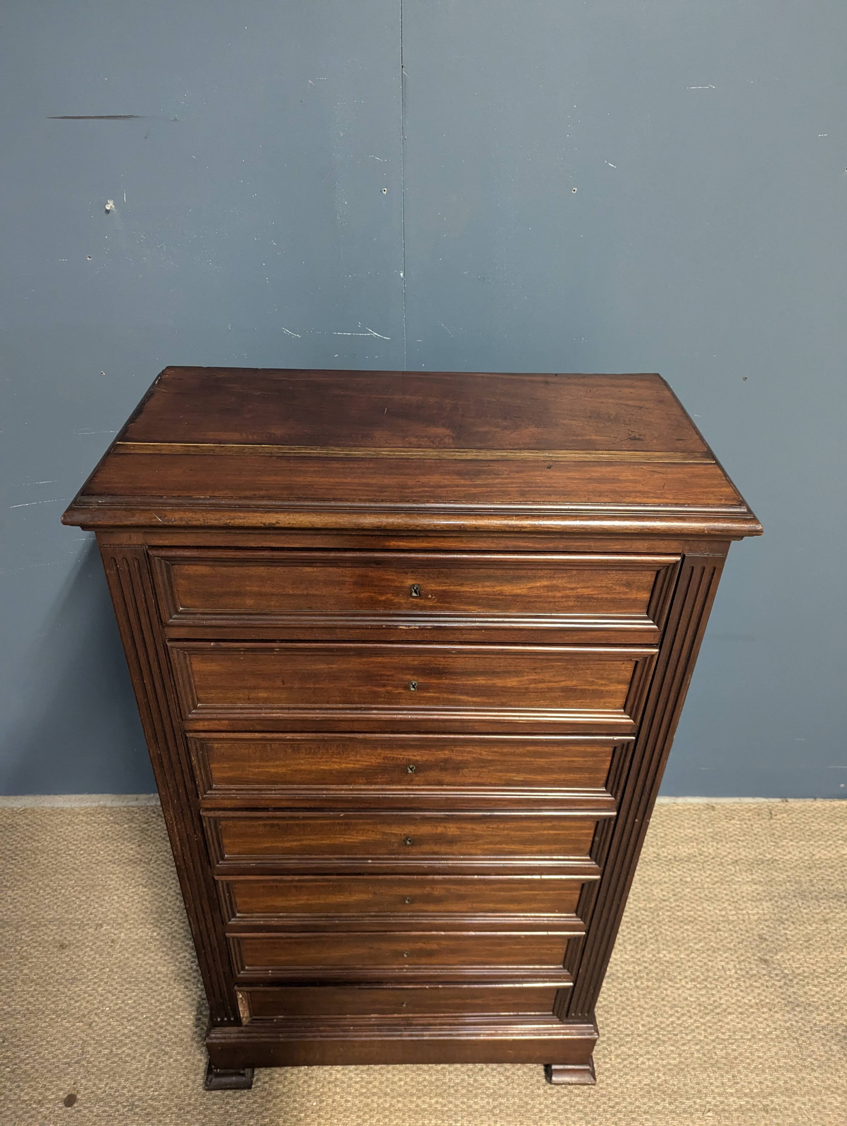 Louis Philippe period mahogany chest of drawers