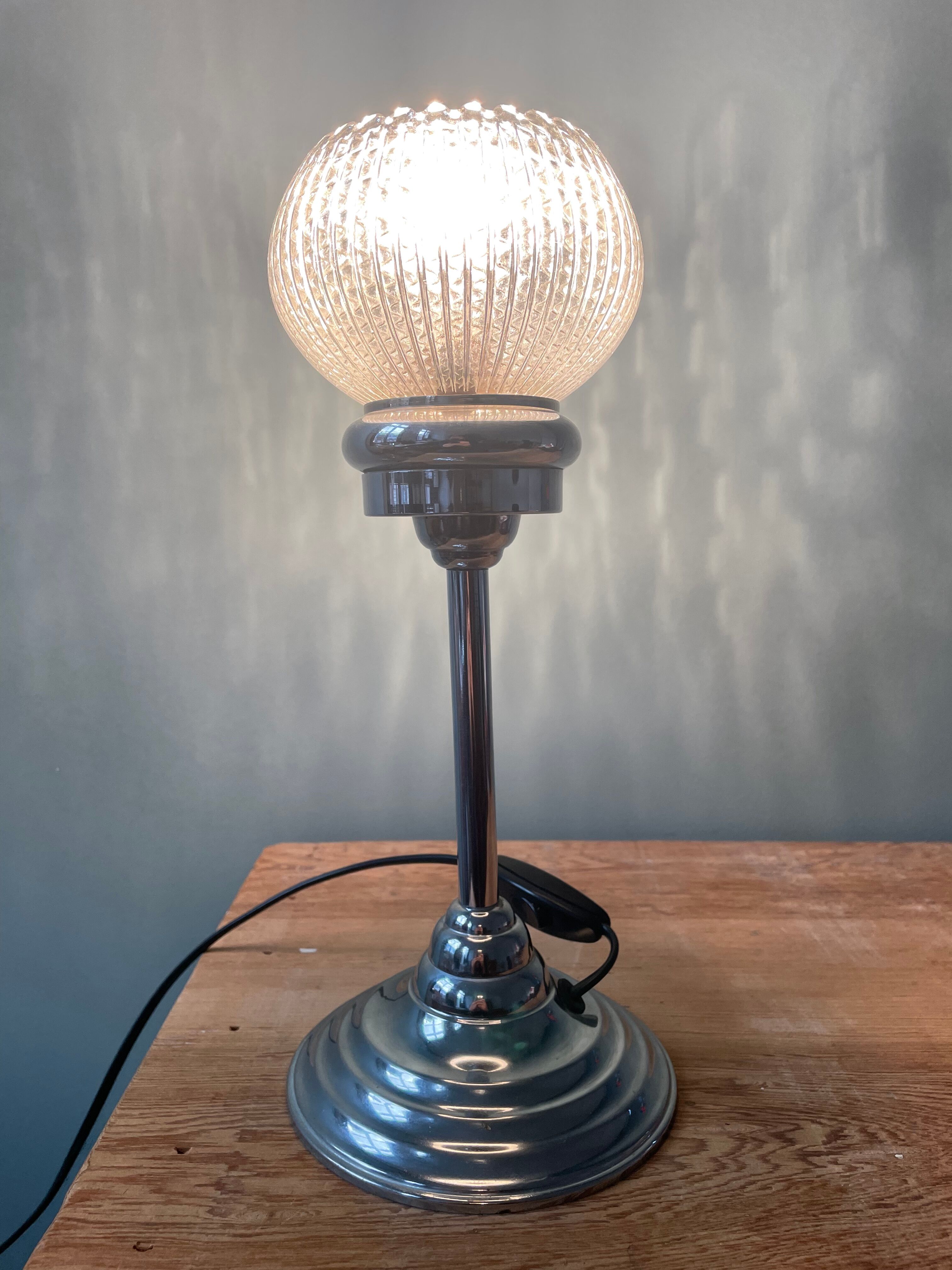 Art Deco lamp, circa 1940