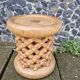 African stool Bamileke Natural brown