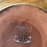 Vintage ceramic frying pan Vallauris Grandjean Jourdan Fire clay