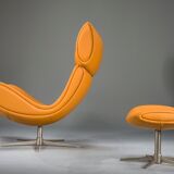 Set of Imola lounge chair and ottoman attributed to Henrik Pedersen for BoConcept, 2000s