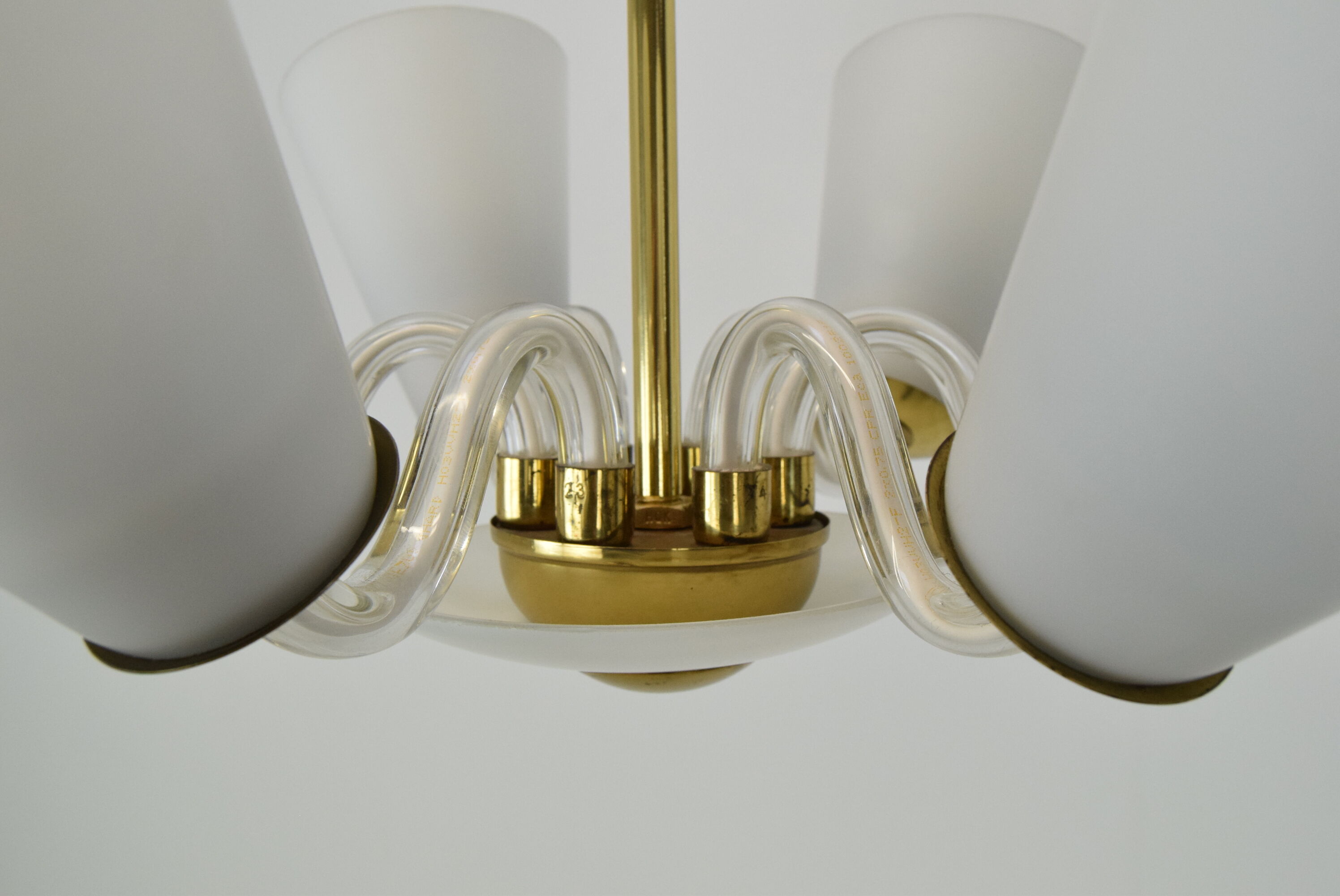 Mid-century Chandelier/kamenicky Senov,1960's.