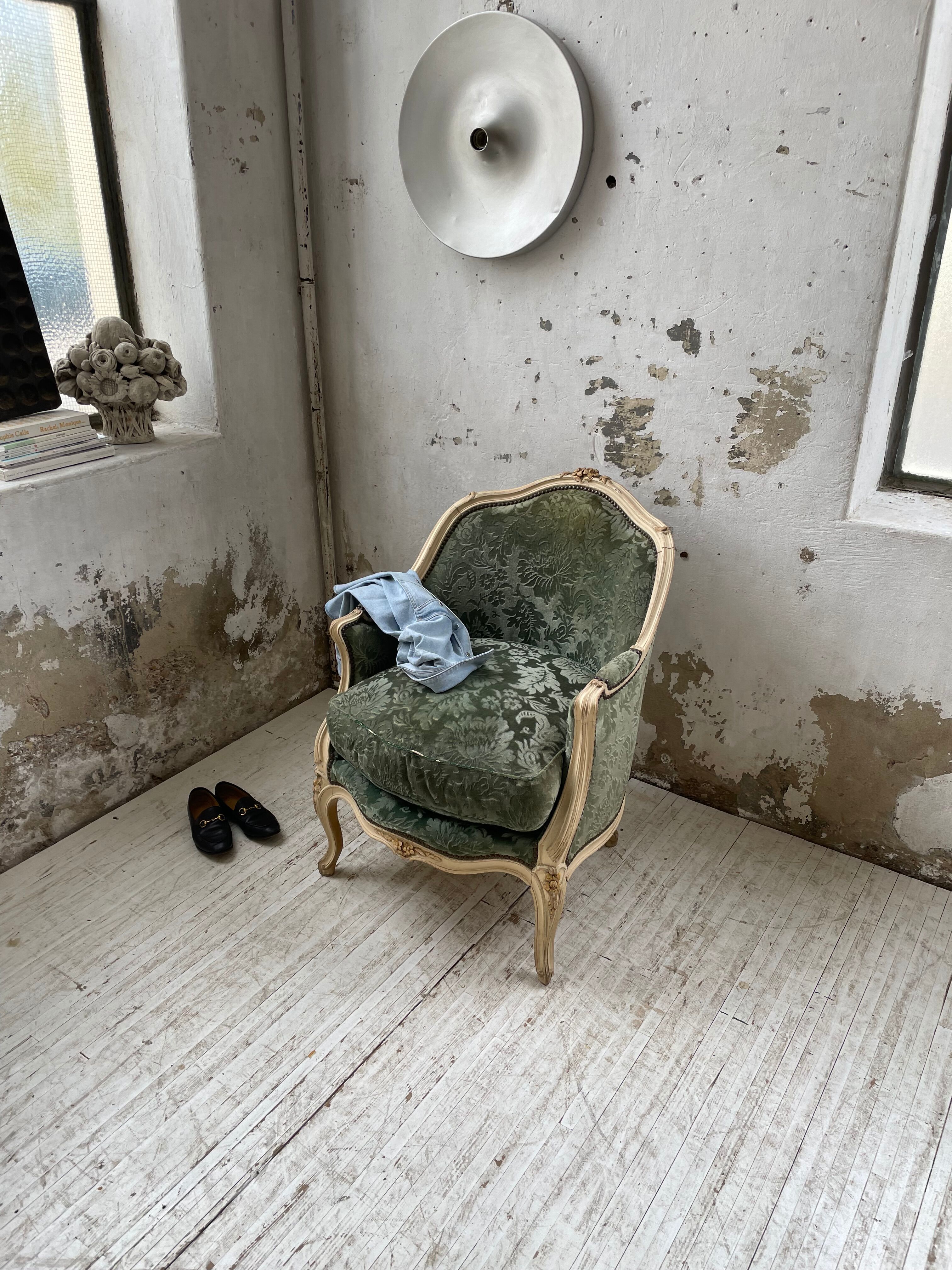 Louis XV shepherdess armchair